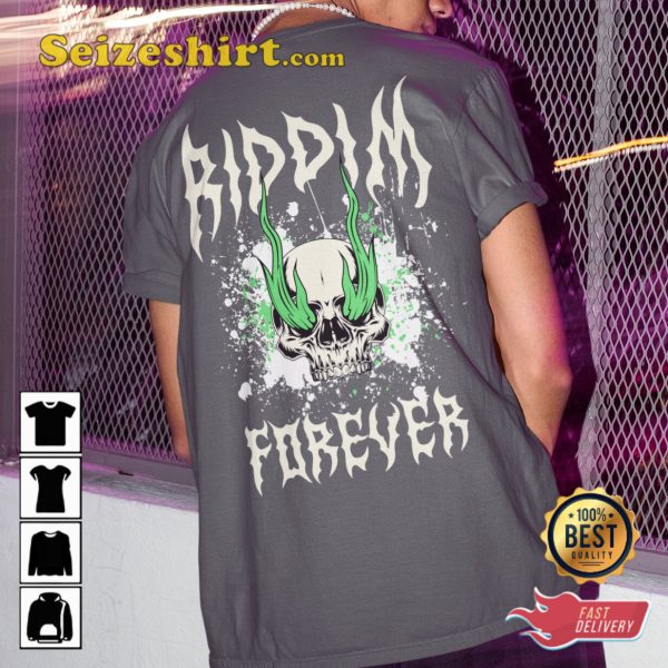 Riddim Forever Rave Merch EDM House Music Festival Outfit Fans T-Shirt