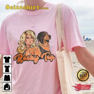 Rocky Top Dolly Parton 70s Vibe Vintage Inspired T-Shirt