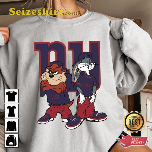 San Francisco Giants Looney Tunes Sports Cartoons Animated Baseball T-Shirt