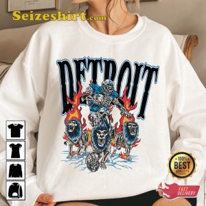 Sana Detroit Lions Football Frenzy Game Day Vibes Unisex T-Shirt