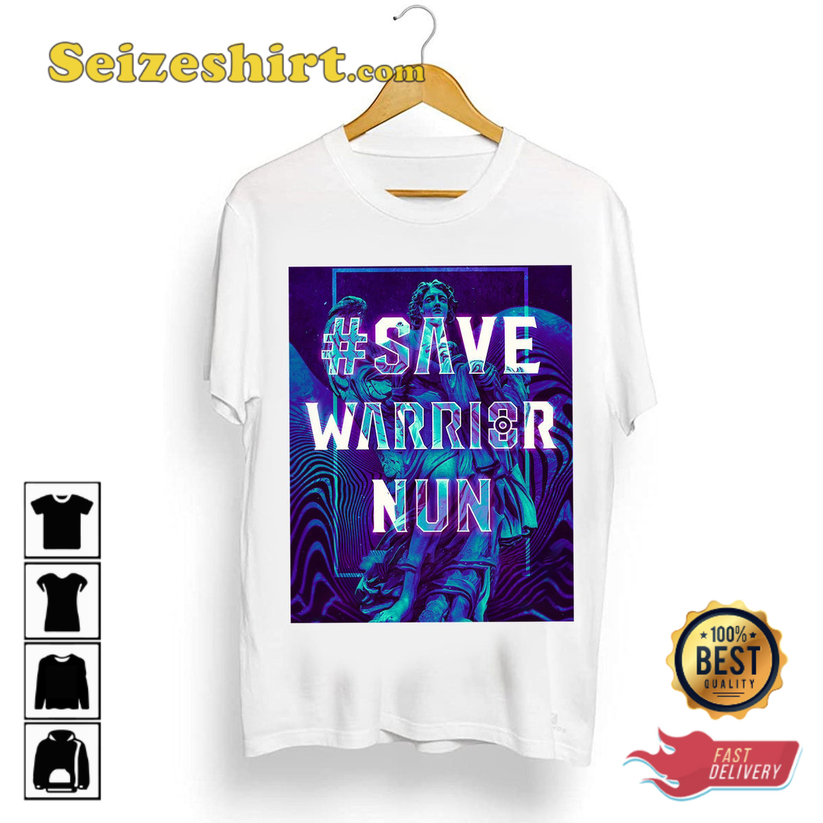 Save Warrior Nun Alba Baptista Netflix Series Hashtag Trendy T-Shirt