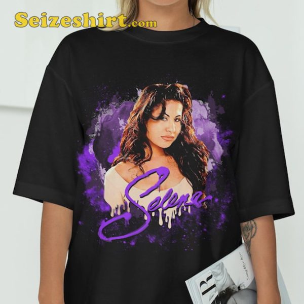 Selena 90s Vintage Style Inspired Tejano Music Unisex Streetwear T-Shirt