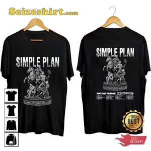 Simple Plan Hard As Rock Tour Europe 2024 T-shirt