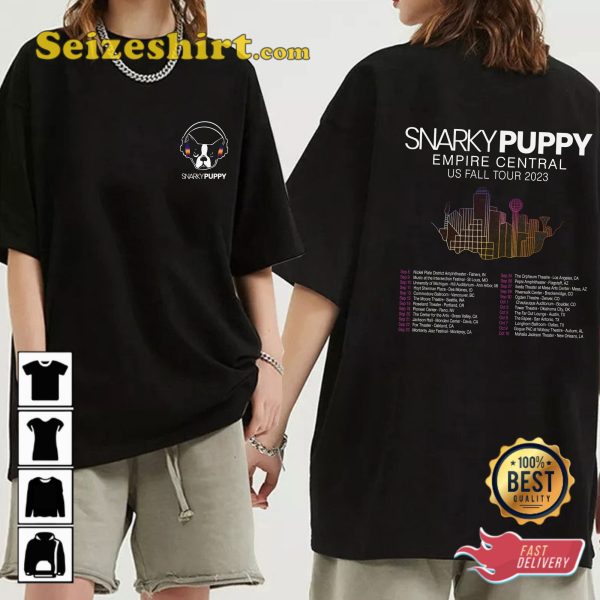 Snarky Puppy Tour 2023 Empire Central US Fall Tour T-shirt