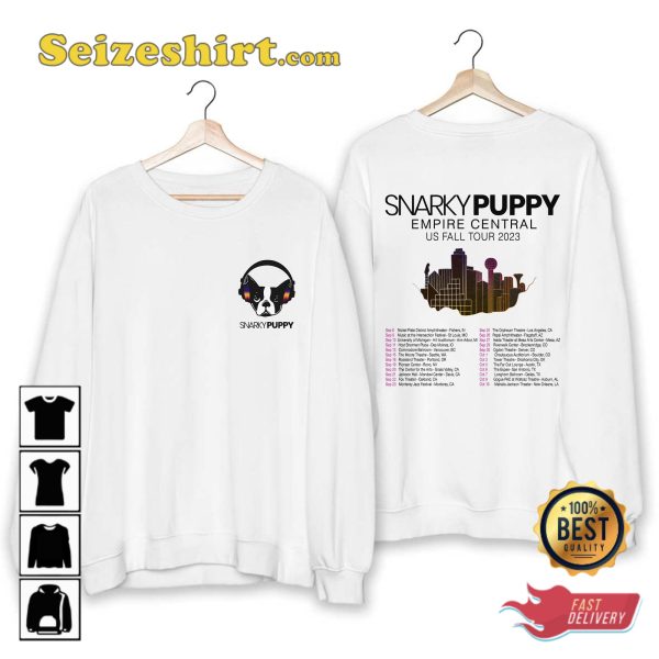 Snarky Puppy Tour 2023 Empire Central US Fall Tour T-shirt