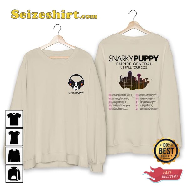 Snarky Puppy Tour 2023 Empire Central US Fall Tour T-shirt