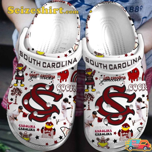 South Carolina Gamecocks Ncaa Sport Gamecock Football Comfort Clogs