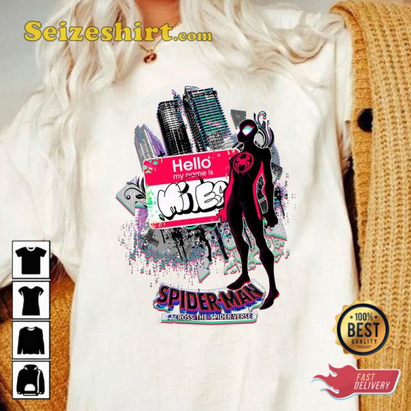 Spider-Man Movie 2023 Into the Spider-Verse T-shirt