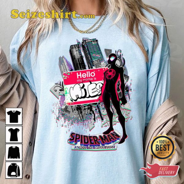 Spider-Man Movie 2023 Into the Spider-Verse T-shirt