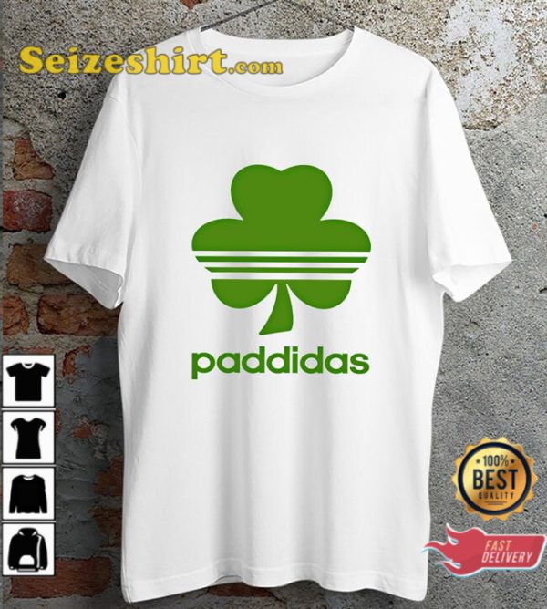 St Patrick Day Paddidas Parody T-Shirt