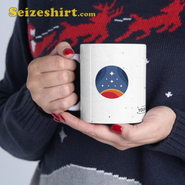 Starfield Inspired Customizable Gift For Gamer Ceramic Coffe Mug