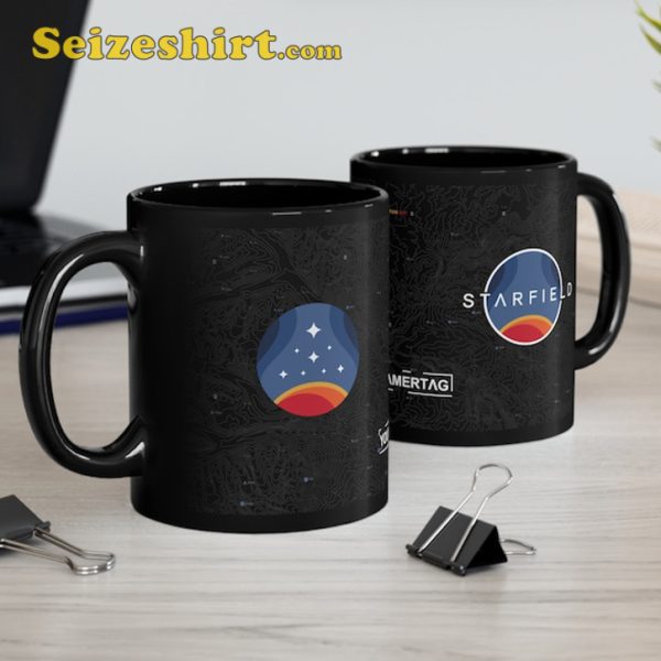 Starfield Inspired Customizable Gift For Gamer Ceramic Coffe Mug