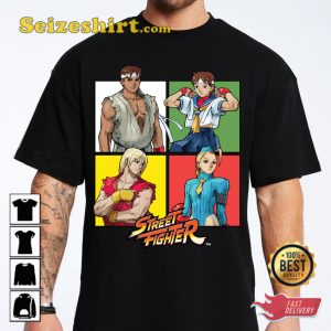 Street Fighter 6 Virtual Battle Arcade Adventure Gaming Vibes T-Shirt