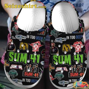 Sum 41 In Too Deep Gift For Fans Trendy Comfort Clogs