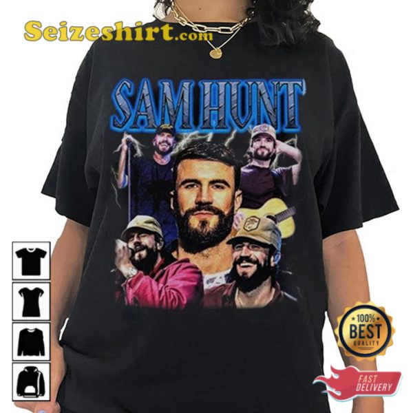 Summer On The Outskirts Sam Hunt 2023 Music Trendy T-shirt