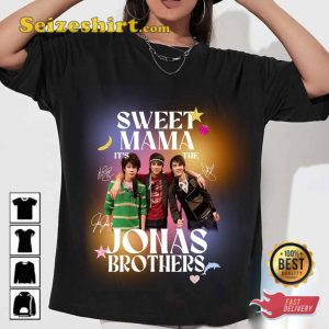 Sweet Mama Its The Jonas Brothers Hannah Montana Miley Cyrus Funny T-Shirt