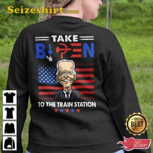 Take B To The Train Station Crewneck Veterans T-Shirt