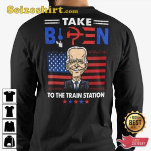 Take B To The Train Station Crewneck Veterans T-Shirt