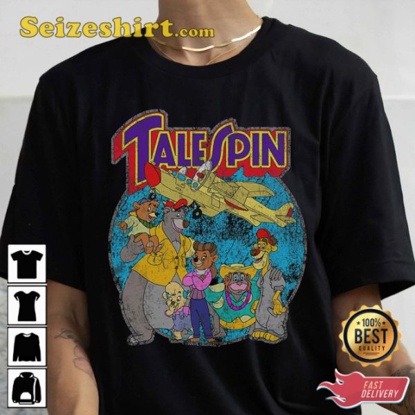 Talespin Group Shot Graphic Disneys Vintage Inspired T-shirt