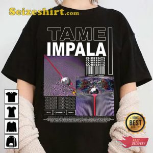 Tame Impala Currents Merch Album Art 2023 Concert T-Shirt