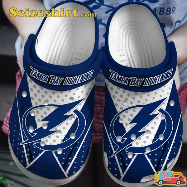 Tampa Bay Lightning Nhl Sport Professional Ice Hockey Team Comfort Clogs