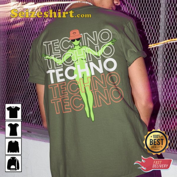 Techno Outfit Rave Top Music EDM House Lover T-Shirt