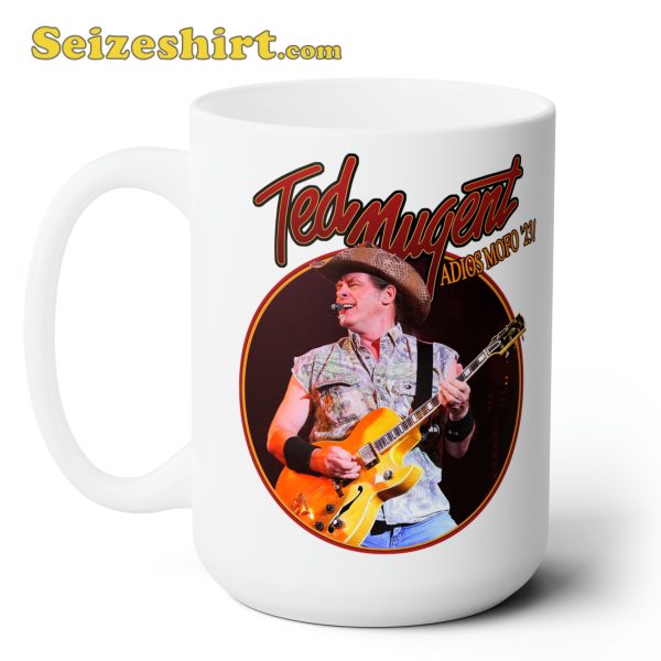 Ted Nugent Adios Mofo 2023 Tour Ceramic Coffee Mug