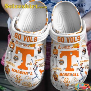 Tennessee Volunteers Ncaa Sport Go Vols Go Drew Gilbert Baseball Comfort Clogs