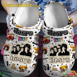 The Doors Music Jim Ray John Robby Rock Vibes Comfortable Footwearmerch Clogs