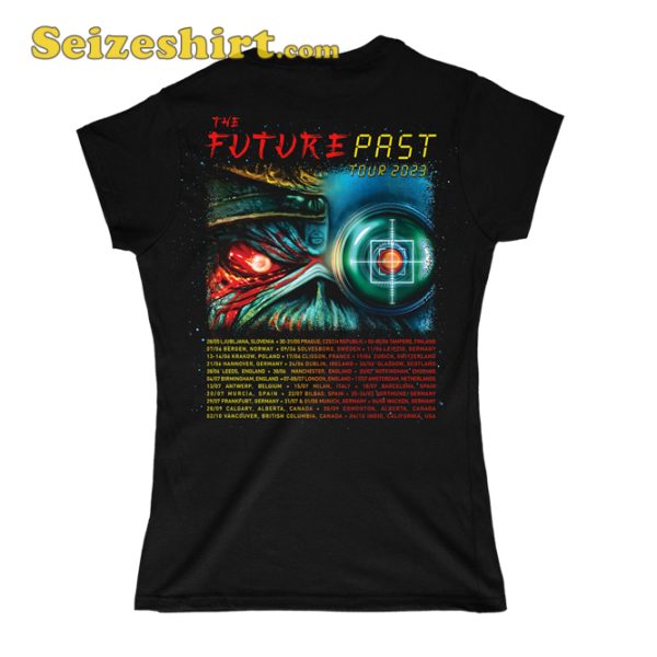 The Future Past 2023 Tour Ladies Iron Maiden Concert T-Shirt