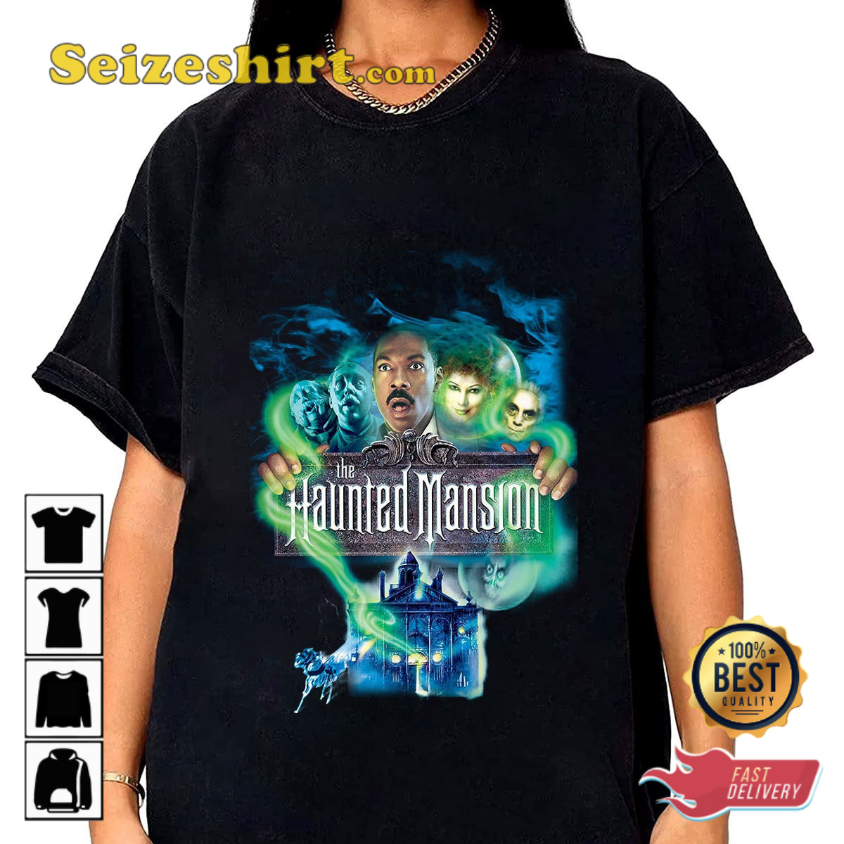 The Haunted Mansion Movie Poster Designed Disney Trendy T-Shirt