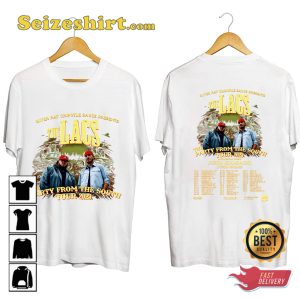 The Lacs The Party From The South Tour 2023 The River Rat Chipotle Conncert T-Shirt