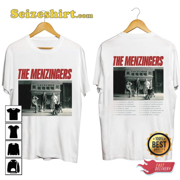 The Menzingers 2024 Tour American Punk Rock After The Party Band Concert T-Shirt