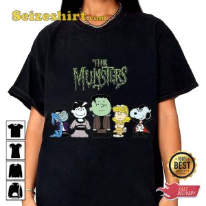 The Munster Cute Dog Halloween Frankenstein Spooky Costume Halloween T-Shirt