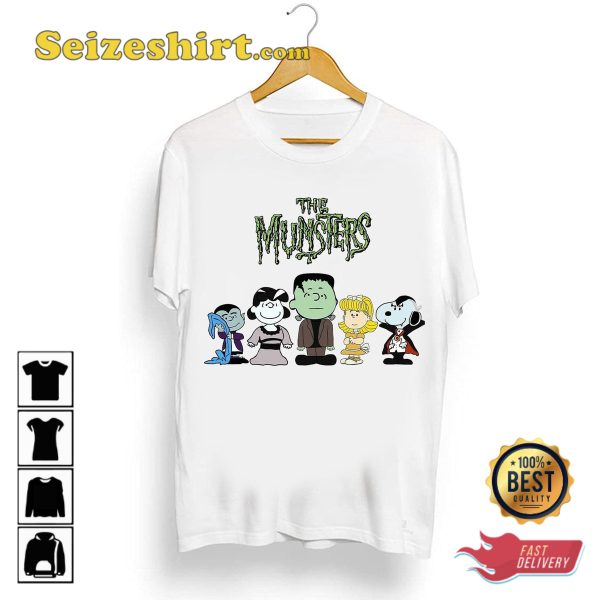 The Munster Cute Dog Halloween Frankenstein Spooky Costume Halloween T-Shirt