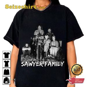 The Sawyer Family Antagonists The Texas Chainsaw Massacre Horror Vibes Movie T-Shirt