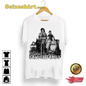 The Sawyer Family Antagonists The Texas Chainsaw Massacre Horror Vibes Movie T-Shirt