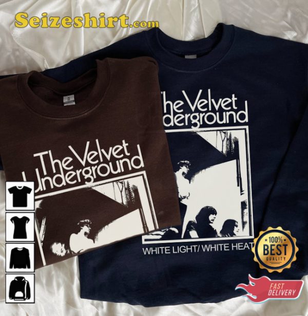 The Velvet Underground White Light White Heat Vintage Inspired T-Shirt