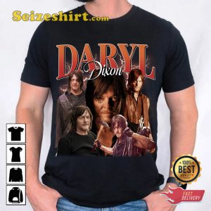 The Walking Deads Daryl Dixon TWD AMC TV Series Movie Enthusiast T-shirt