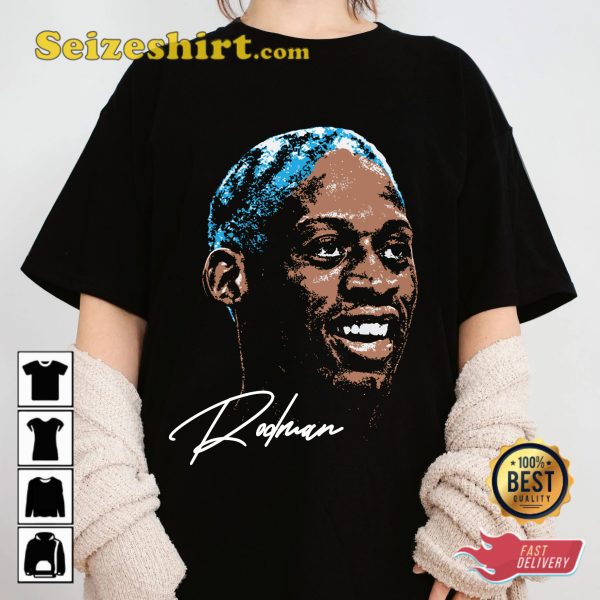 The Worm Dennis Rodman Chicago Bulls Rodman Basketball T-Shirt