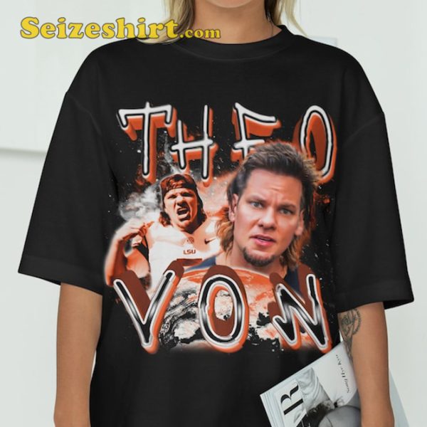 Theo Von Lousiana Joe Rogan Comedian Trending Streetwear Style Unisex T-Shirt