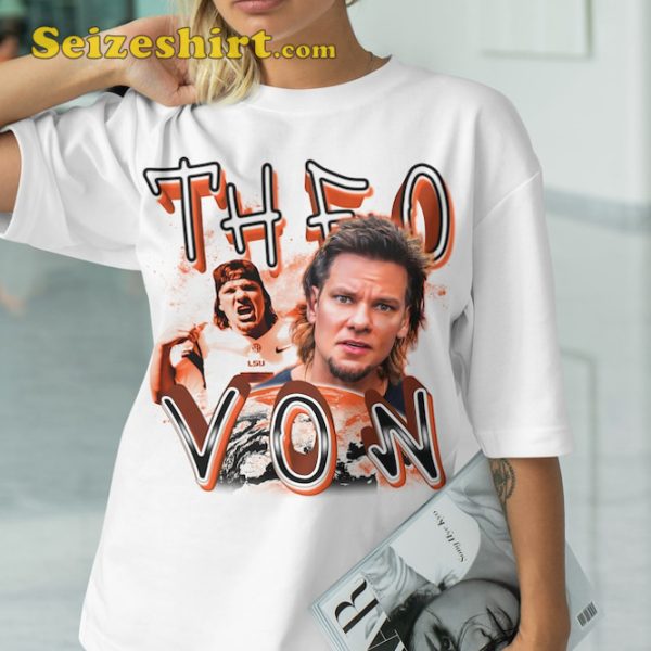 Theo Von Lousiana Joe Rogan Comedian Trending Streetwear Style Unisex T-Shirt