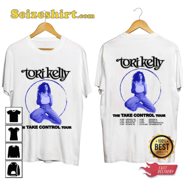 Tori Kelly The Take Control Tour 2023 Fans Tribute Concert T-Shirt