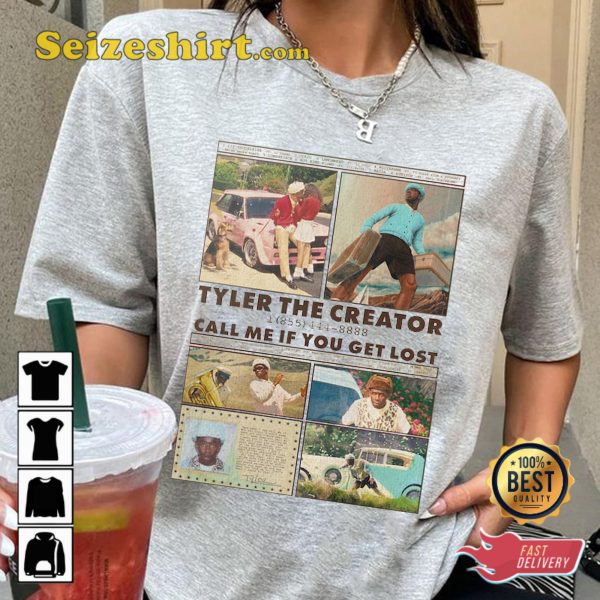 Tyler The Creator Album Call Me If You Get Lost Fan T-shirt