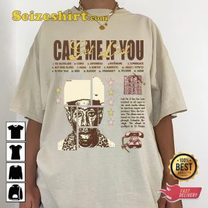 Tyler The Creator Album Tracklist Call Me If You Get Lost T-shirt