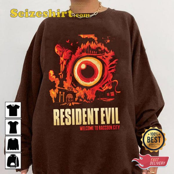 Video Game Resident Evil Visit Raccoon City Gaming Vibes Unisex T-Shirt