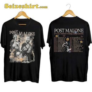 Vintage Post Malone Album Shirt, Posty If Y all Werent Here I’d Be Crying Tour Shirt, Music Lover Tee1