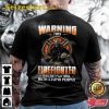 Warning This Firefighter Does Not Play Well With Stupid People Classic Veterans T-Shirt