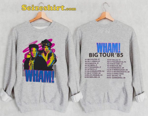 Wham 1985 Tour Last Christmas George Michael Xmas Vibes Unisex T-Shirt