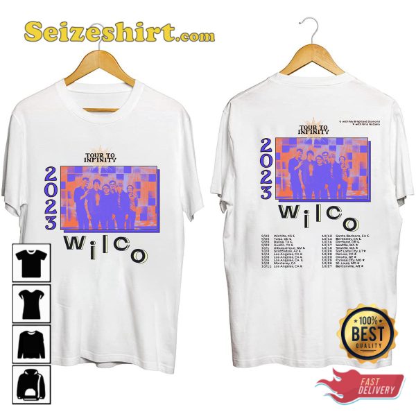 Wilco Tour To Infinity 2023 Band Fan T-Shirt